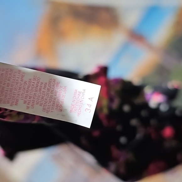 Victoria Secret Polka Dot Floral Bikini Top‎ - Picture 5 of 6